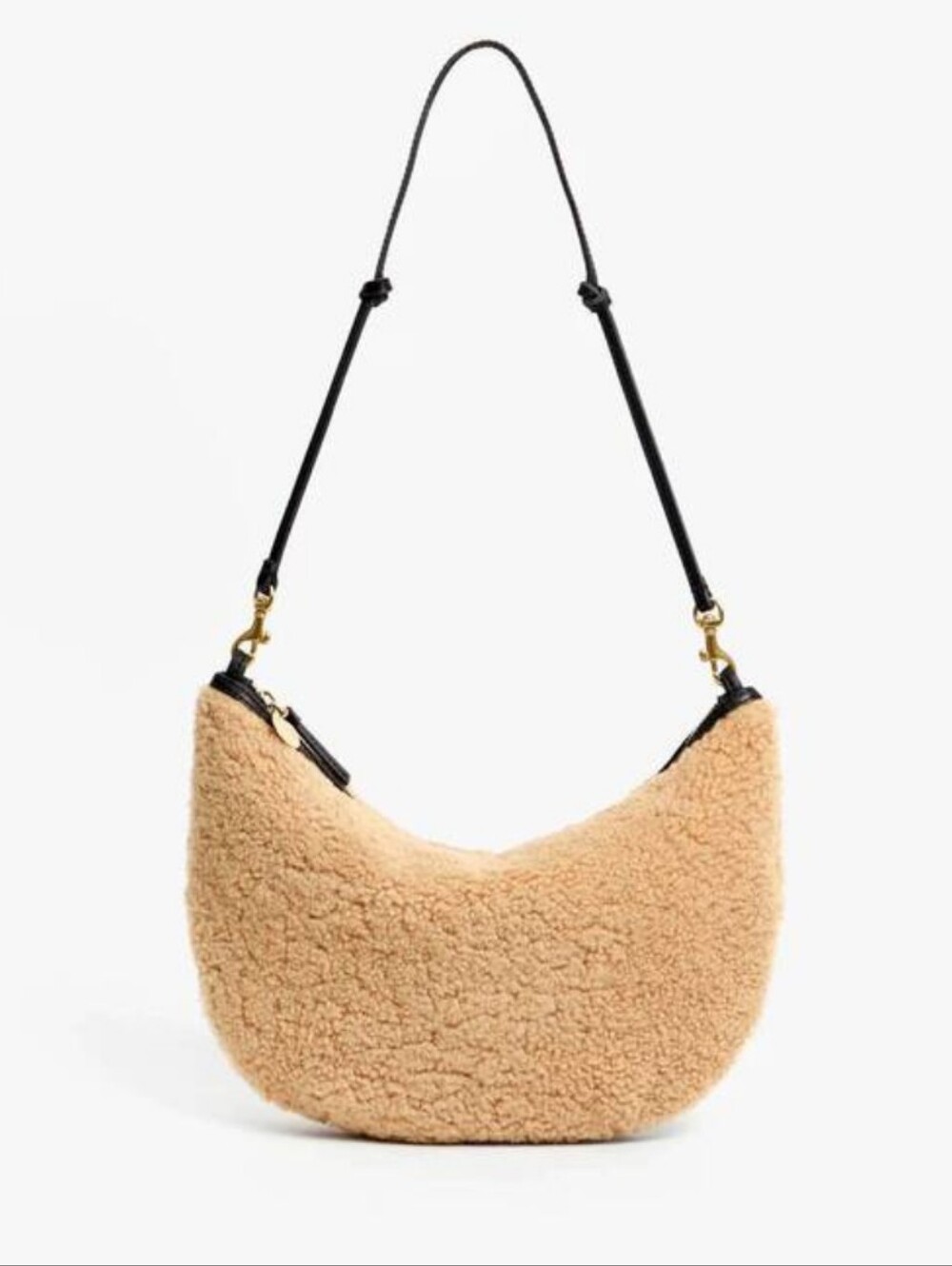 NWT Clare V Lune Shearling Bag